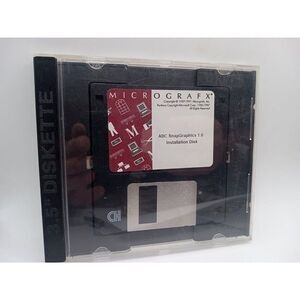 Micrografx ABC SnapGraphics 1.0 Installation Disk 3.5" Diskette